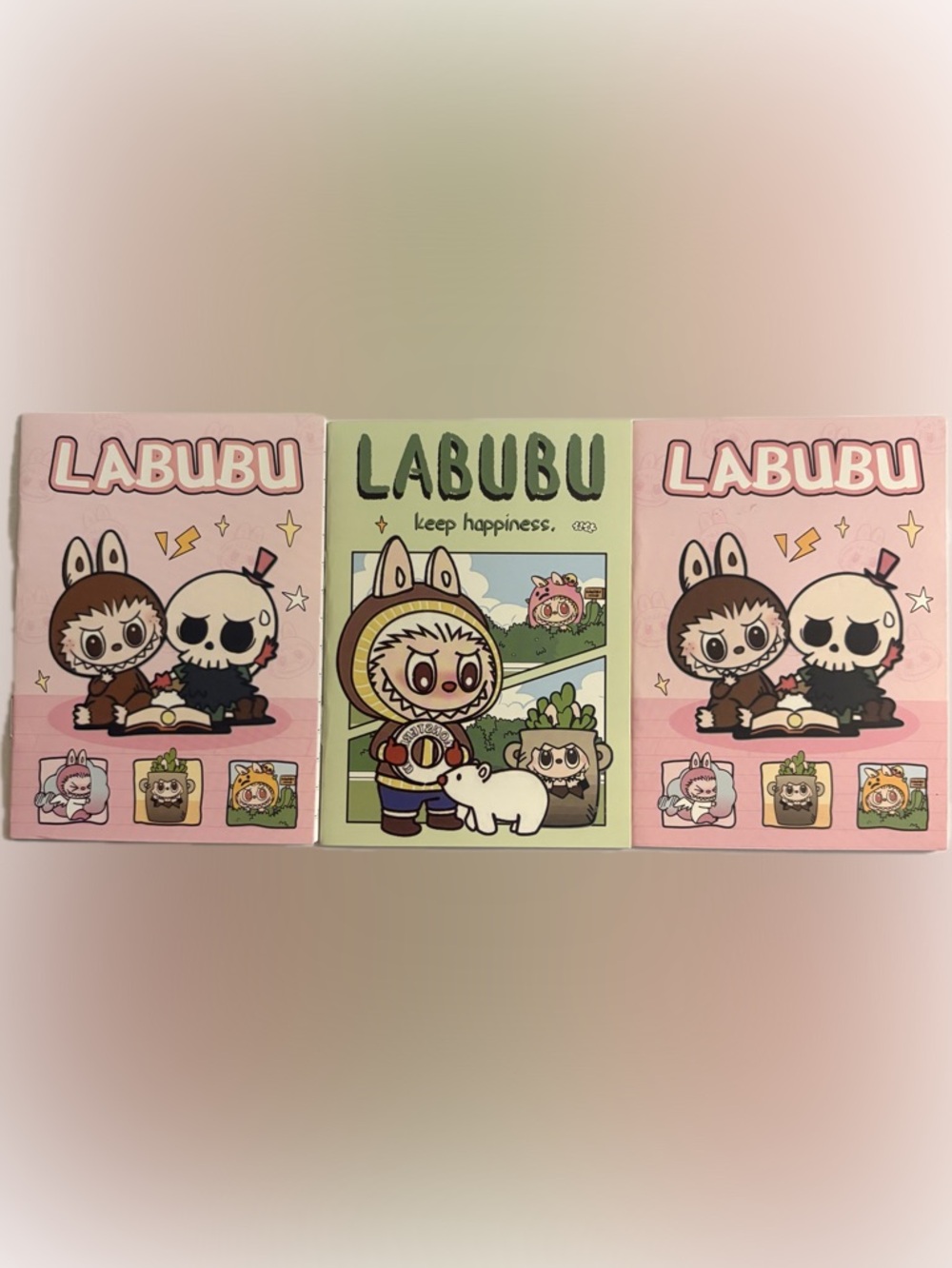 Labubu Character Notebooks-Set of 3! 🤩 Bundle 5 for $20!